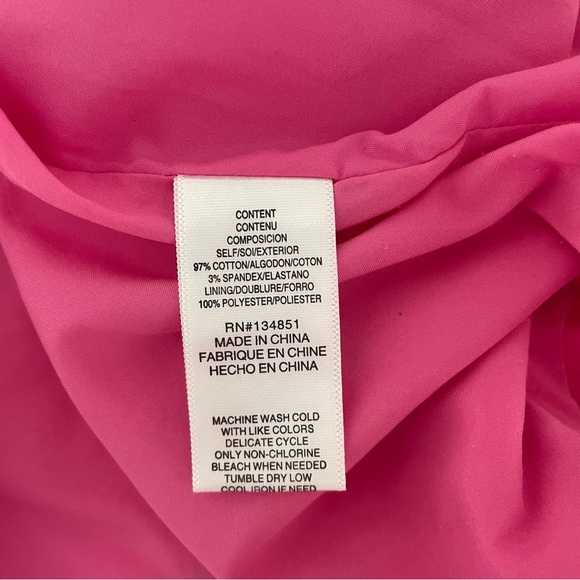 Wayf Ollie tiered open bow back pink midi dress 37542 - Picture 7 of 10